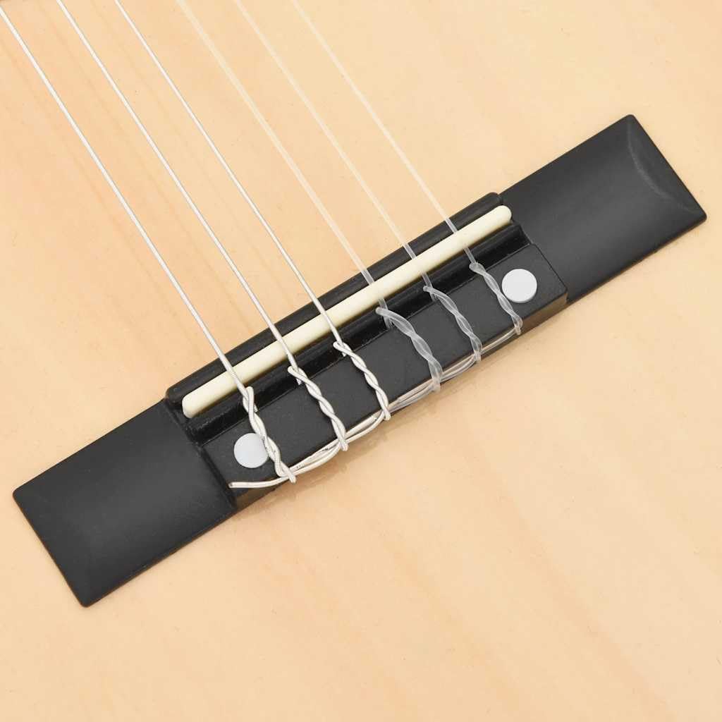 Chitarra classica per principianti per bambini, 1/2, 86 cm, in legno di tiglio, con accessori, adatta per l'apprendimento e l'insegnamento, ideale per hobby e appassionati di musica