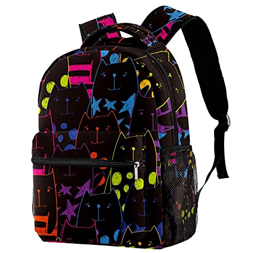 Sac à dos motif chat noir, le cadeau idéal pour la rentrée des classes