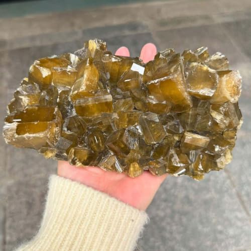 UNYQBFKM Natural Crystal Dense Yellow...