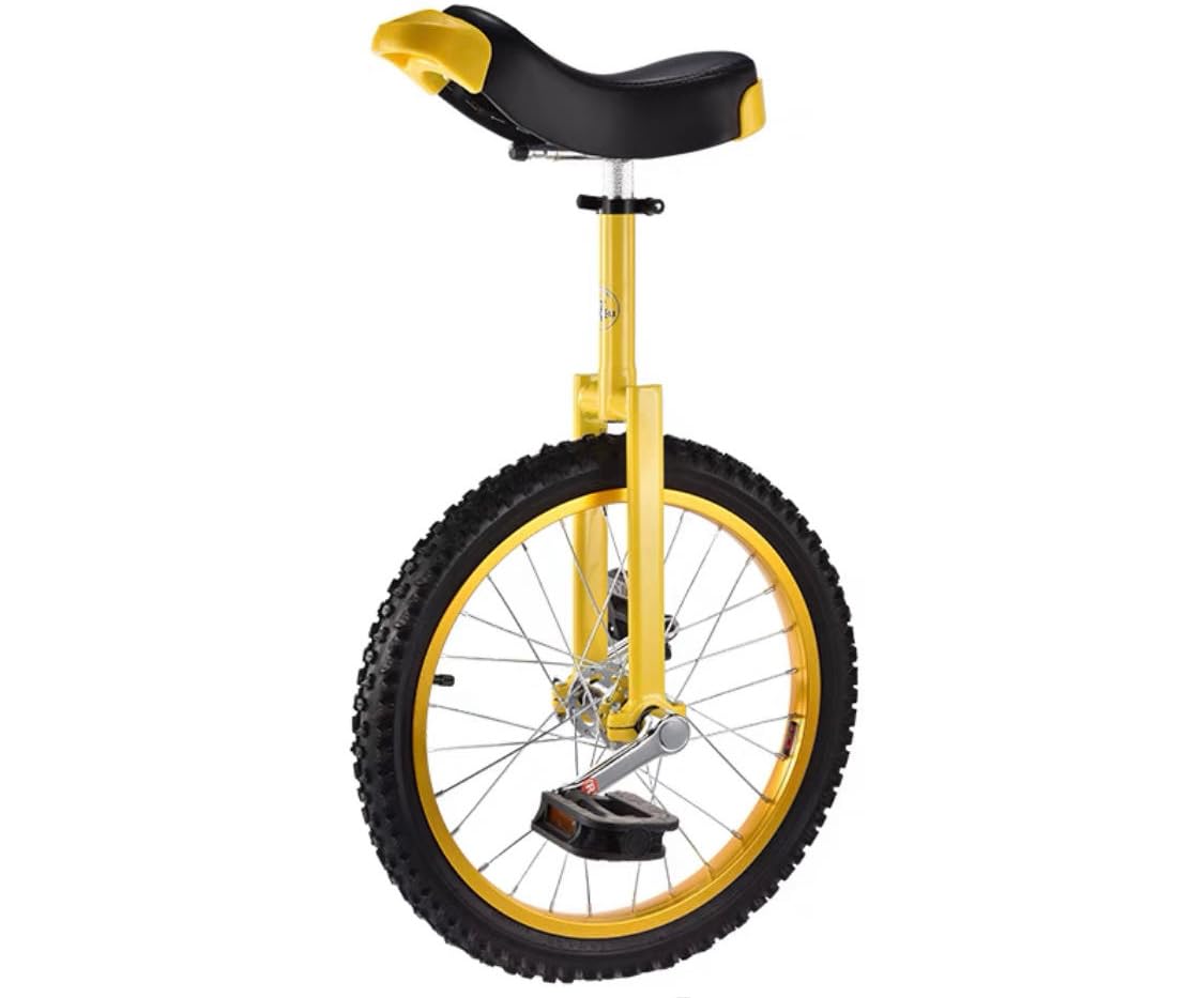 Amazon.co.jp: 一輪車 16インチ/18インチ, スタンド付き, 空気入れ付き