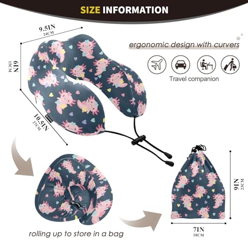 Almohada de espuma viscoelástica para cuello ajustable miniatura 3