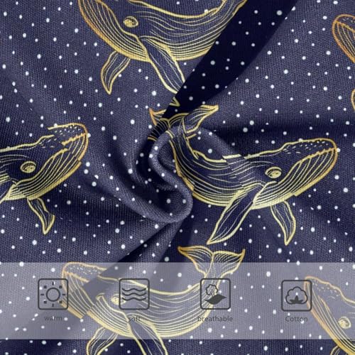 Ocean Whale Blue Toddler Girls's Underwear 2T 23031773