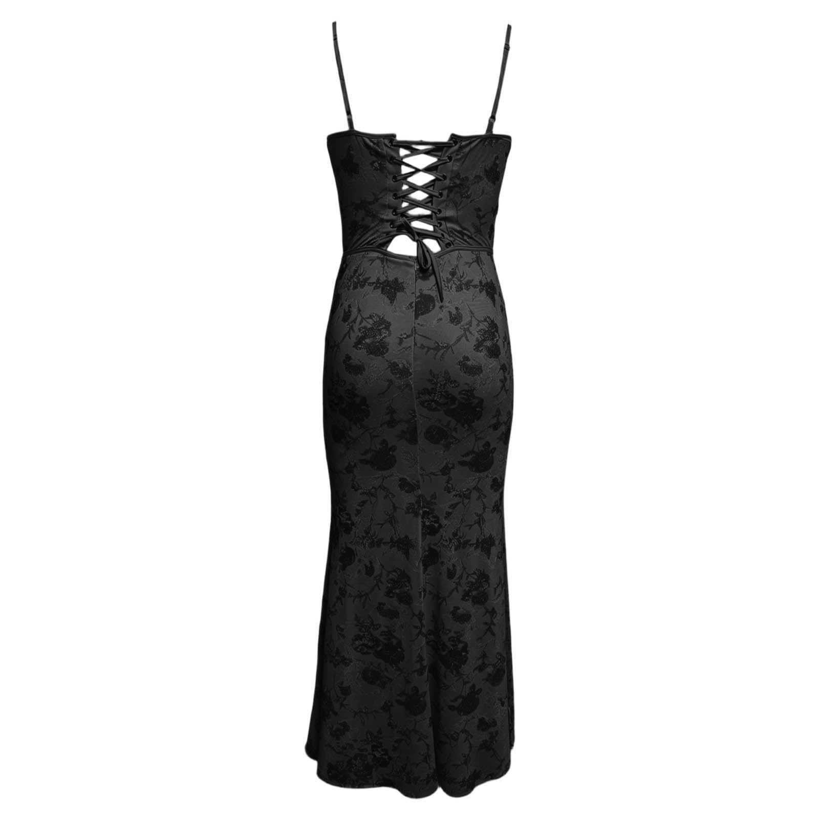 Vestito da festa da donna, abito da cocktail, maxi abito estivo, elegante abito avvolgente, abito da sera sexy, con spalline sottili, abito da ballo, abito da ballo con schiena scoperta
