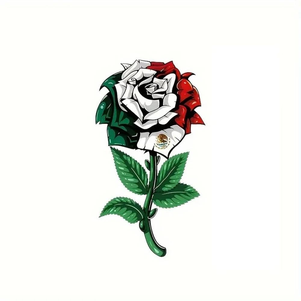 Rose Car Stickers Scratch Blocking Self Adhesive Waterproof Decal Used for Car Laptop Motorcycle Van