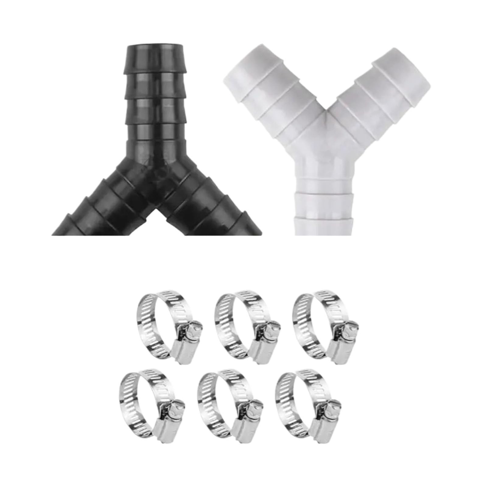 L74C Dishwasher Drain Adapter Y Shaped Splitter Down Pipe Hose Connector, Water Joint