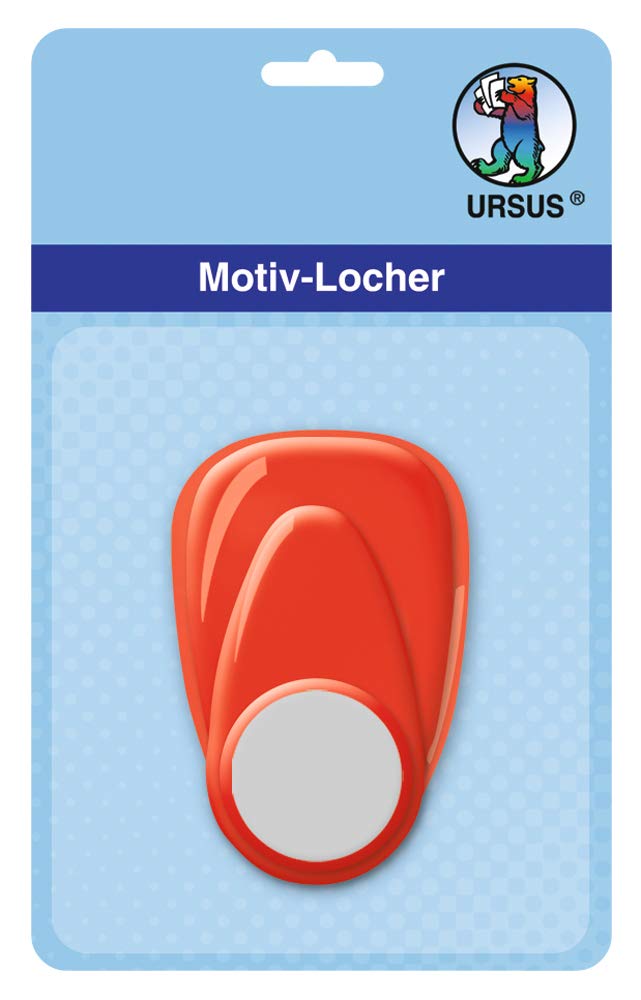 URSUS 19470045 - Perforatrice con Leva Misura Piccola Motivo Loto 16