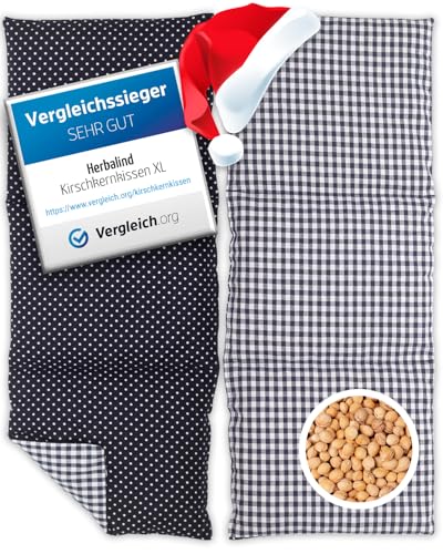3000 Kirschsteine Herbalind XL Kirschkernkissen Nacken Schulter -...
