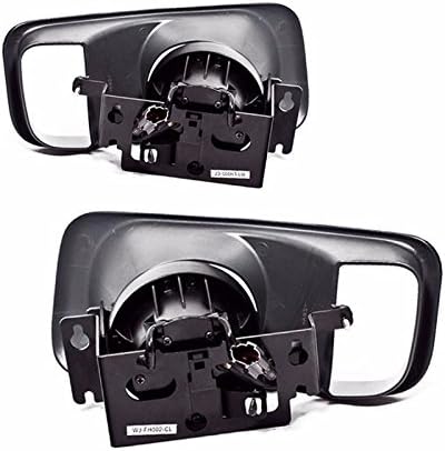 Fog Light Bumper Lamps Pair W/Wiring Kit Compatible with 1999-2000 Honda Civic New