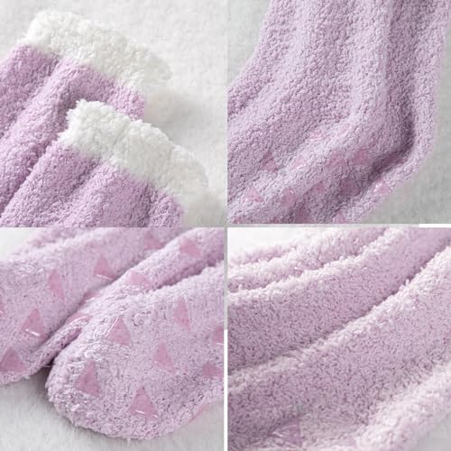 Pleneal BA5PDRA01 Fuzzy Socks For Women - Non Slip Socks Women, Slipper Socks Hospital Socks thumb #5