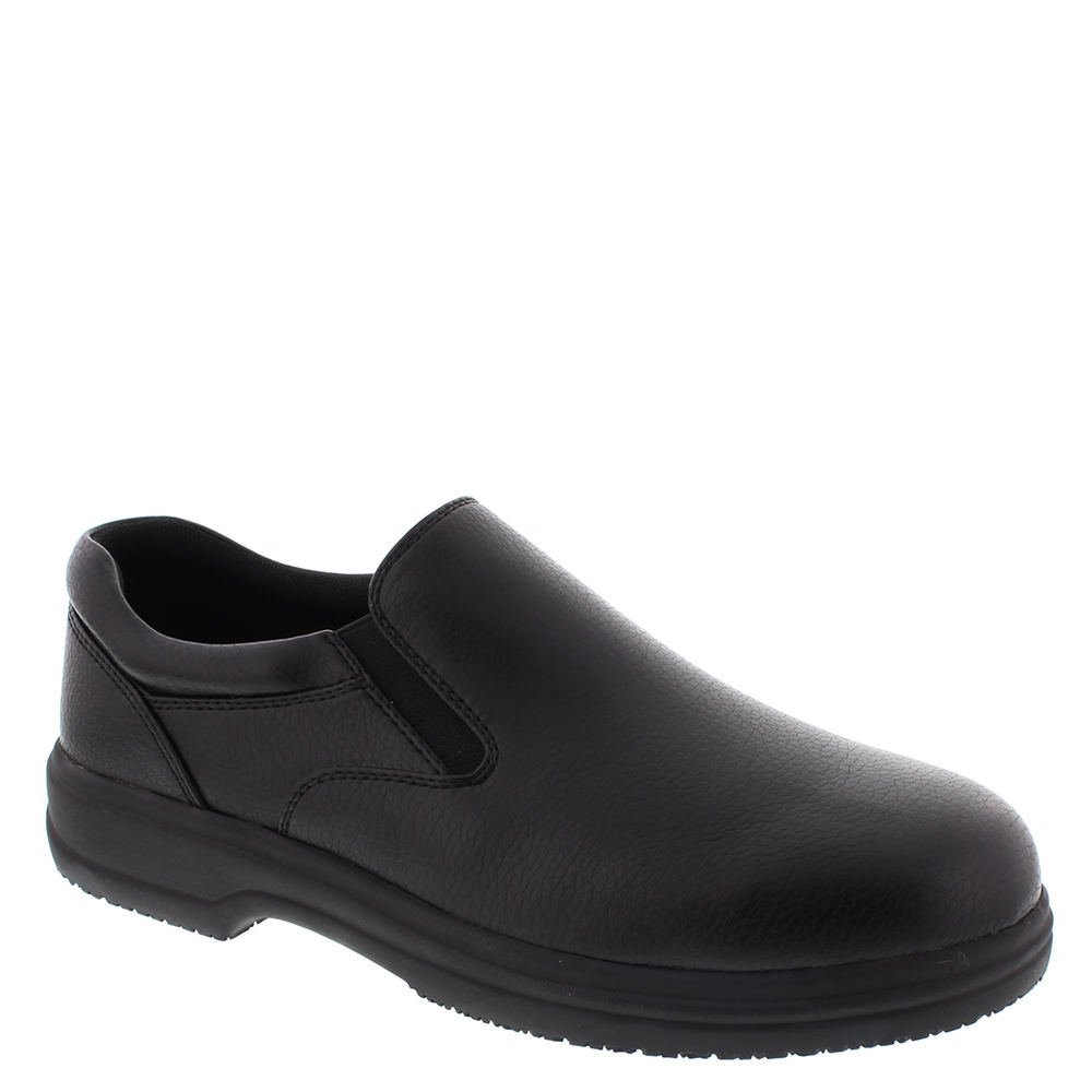 Deer Stags Men's Manager Slip-On, Black Smooth, 11