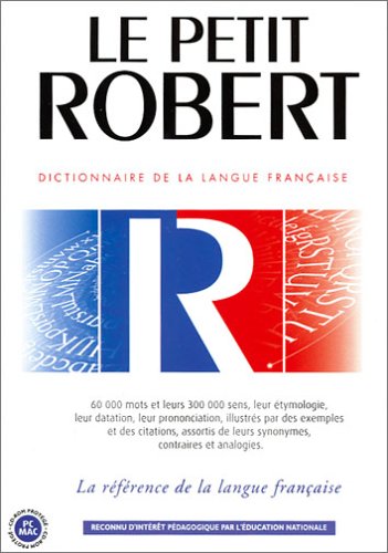 Petit robert lang.fr. -cd-rom Collectif