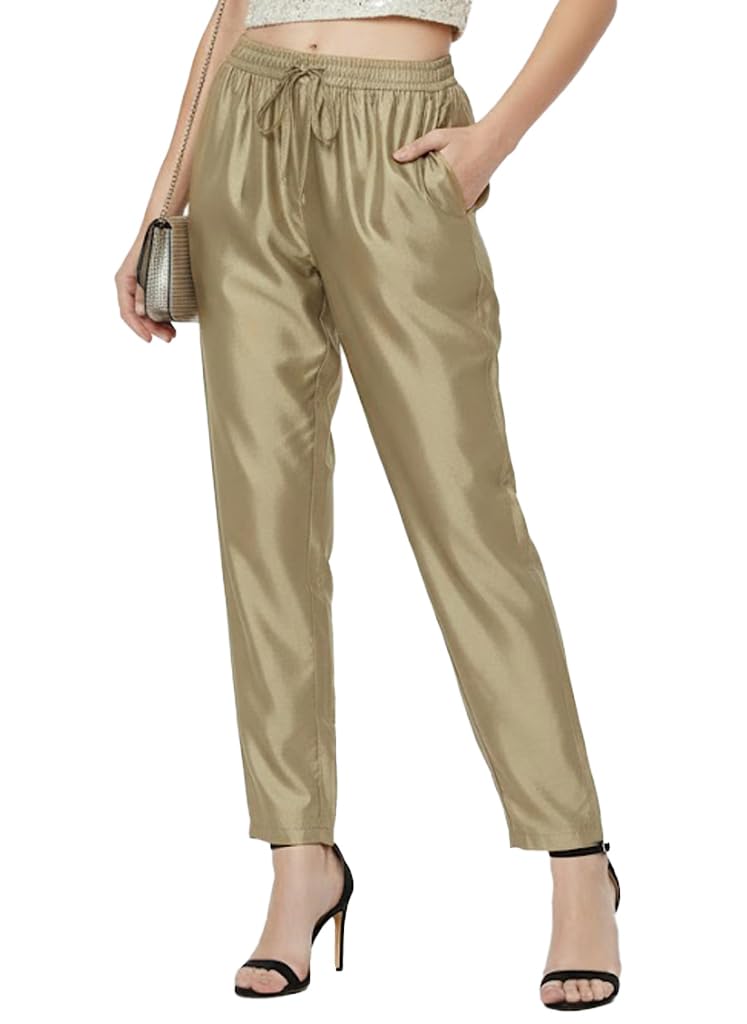 fazonix Comfortable Silk Trouser for Women-picture-37