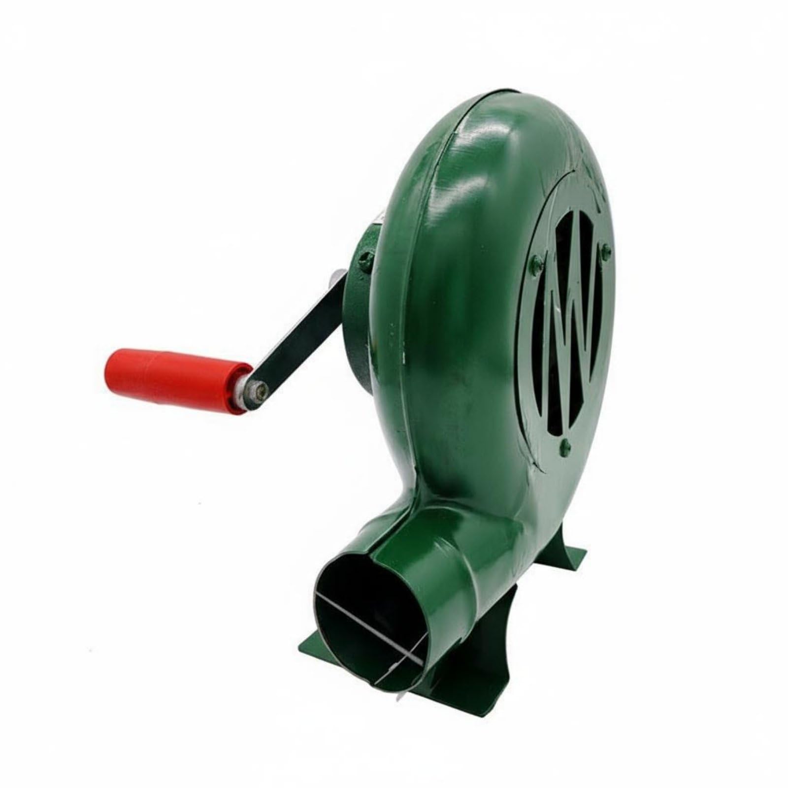 Gralara Soffiatore Barbecue Manuale Compatto Ventilatore a Leggero Ventola Barbecue per Campeggio, Manovella 200W Modello Comune