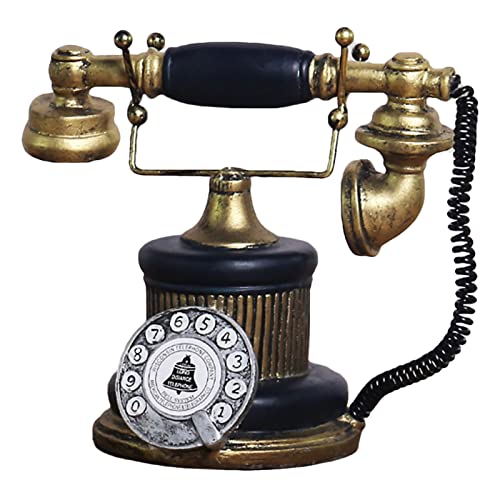 Téléphone antique cadran pour une ambiance vintage de bar café et studio photo professionnel