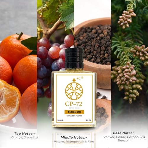 Image of Perfume for Men | Luxury Inspired T.D.H | Orange, Grapefruit, Pepper, Vetiver & Cedar Notes | 40% Oil Concentration | Long Lasting Upto 10-12 Hours | Extrait De Parfum 100ml