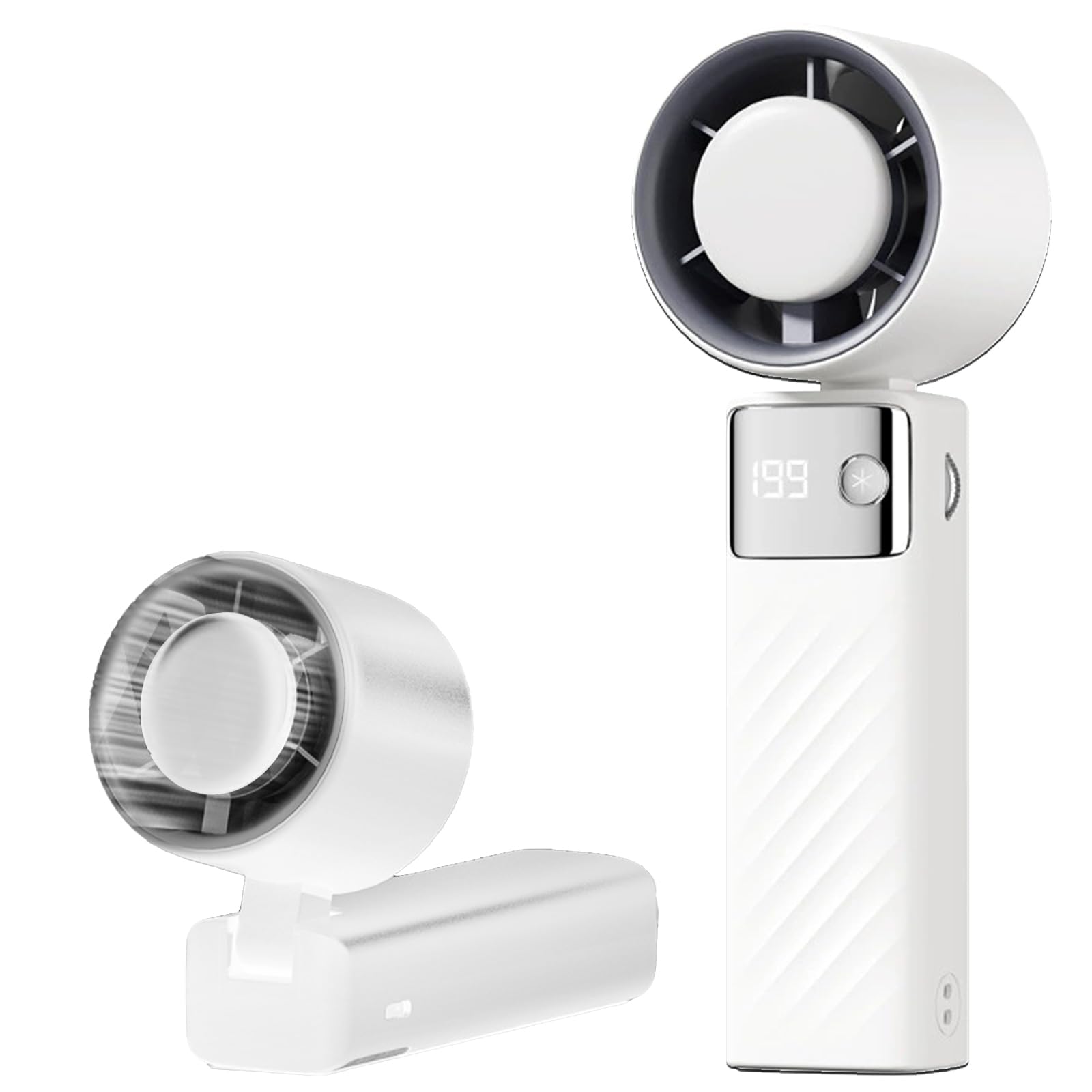 Ventilatore Portatile, Mini Ventilatore Ricaricabile Da 4000 MAh Piccolo Ventilatore Turbo Silenzioso Con Velocita Regolabili Da 1 A 199 Ventilatore Di Raffreddamento Per Campeggio Sport Viaggi 90837305