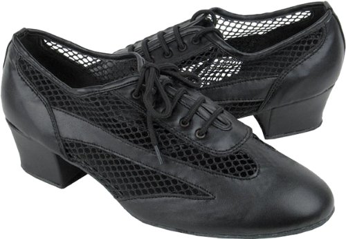 Very Fine Women's Ballroom Dance Shoes Salsa Latin Practice Shoes 2009EB Comfortable Dance Shoes 1.5" [Bundle of 5]3