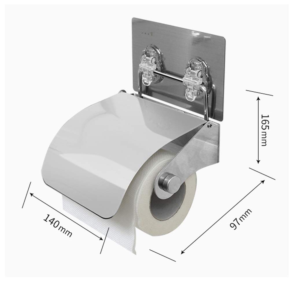 Amazon.co.jp: トイレットペーパーホルダー、粘着式トイレット