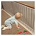 Banister Guard for Baby,15ft x 3ft, Baby Safety Stairs Rail Net Provides Your Baby with a Environment, Baby Safety Net Balcony Banister Stair Net Fit for Child, Small pet, Toy - White