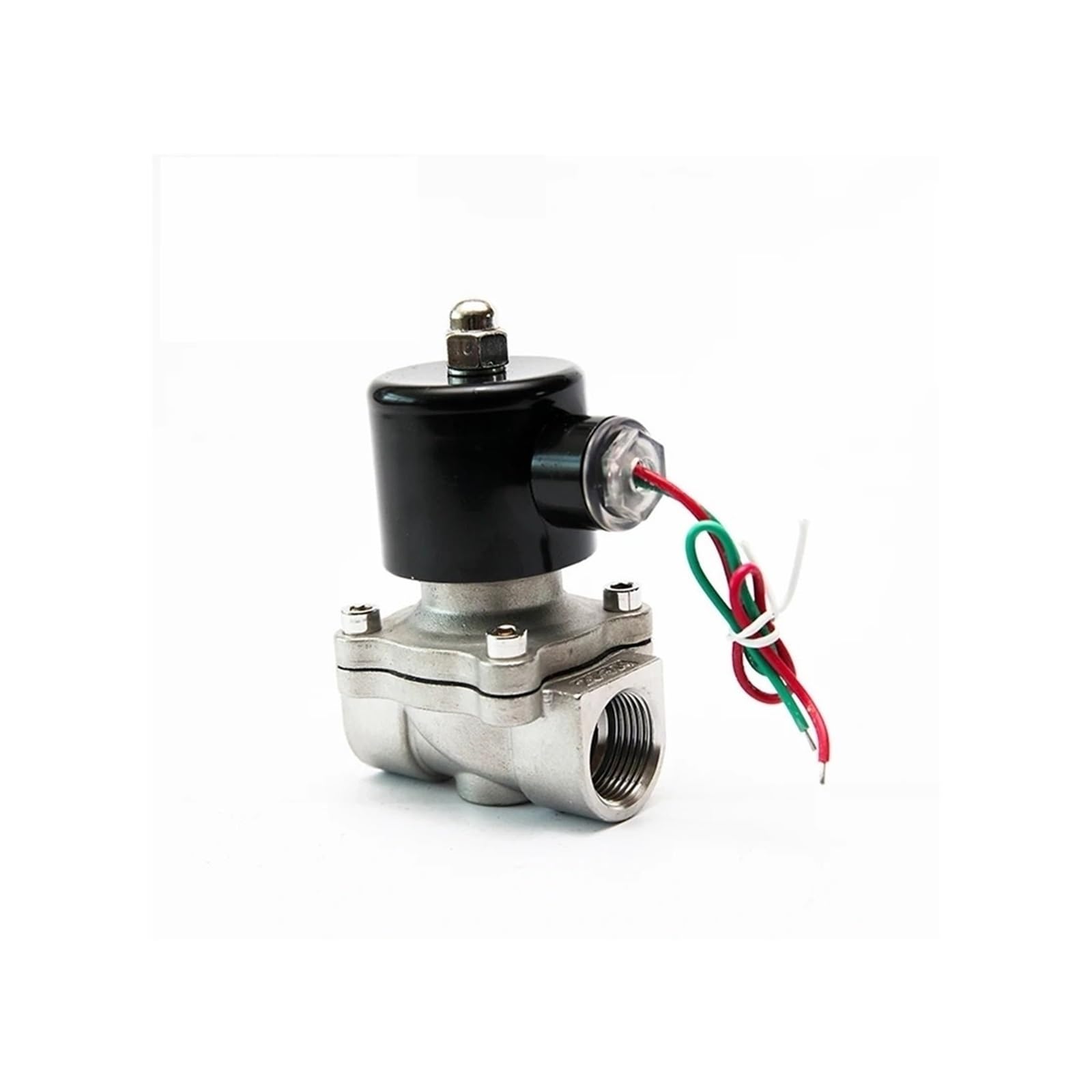WQGQPXOB 1/2" 3/8" 3/4" 1" Normally Closed Stainless Steel 220VAC 12VDC 24VDC 110VAC 24VAC Electric(Npt-380vac)