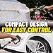 Chemical Guys EQP402 Snubby Pressure Washer Gun, Foam Cannon Attachment, For Gas & Electric Pressure Washers