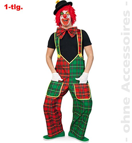 Kostüm "CLOWN McCheck" Clown-Latzhose Gr. M, XL & XXXL (XX-Large) Cover