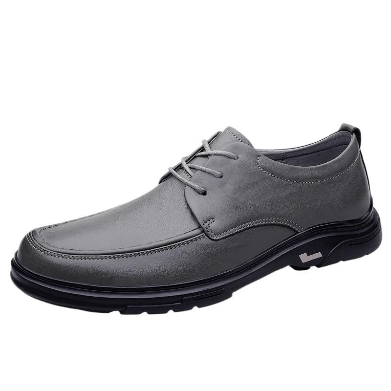 Men Oxford Dress Shoes Classic Leather Lace Up Business Wedding Formal Tuxedo Brogue Low Top Comfortable Office Fashion Casual Shoes