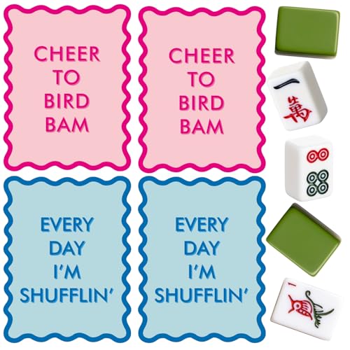 4 Piezas Mezcladores de Cartas para Mahjong de PVC