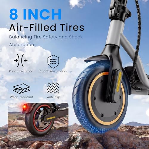 Image of Electric Scooters - Electric Scooter Adults, 1200W /1000W /500W Motor, 28 /25 /21 /18 MPH Top Speed, 10'' /8.5'' Tires, 28 /25 /23 /21Miles, APP Control E Scooter for Teens