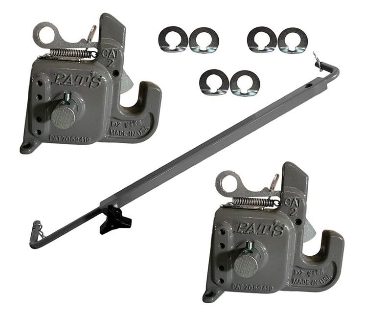 Pat's Easy Change Quick Hitch for Category 2 Tractors and Implements (with Stabilizer Bar)