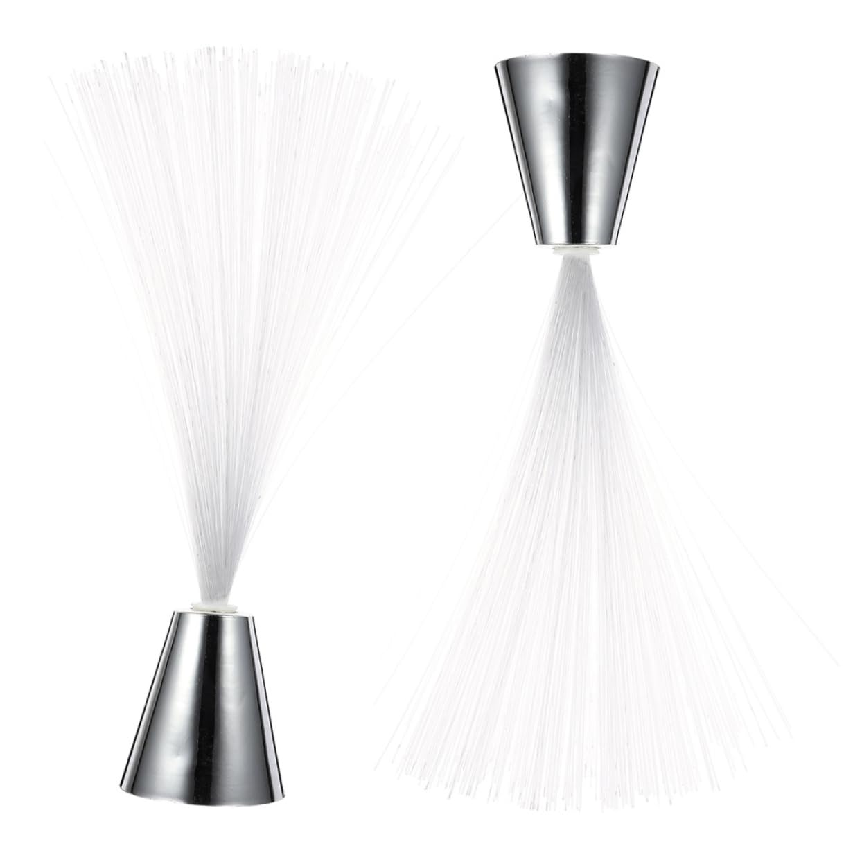 Homoyoyo Fiber Optic Led Lights Battery 2 Pack Flickering String Lights for Tabletop Centerpiece Calming Decorative Lighting