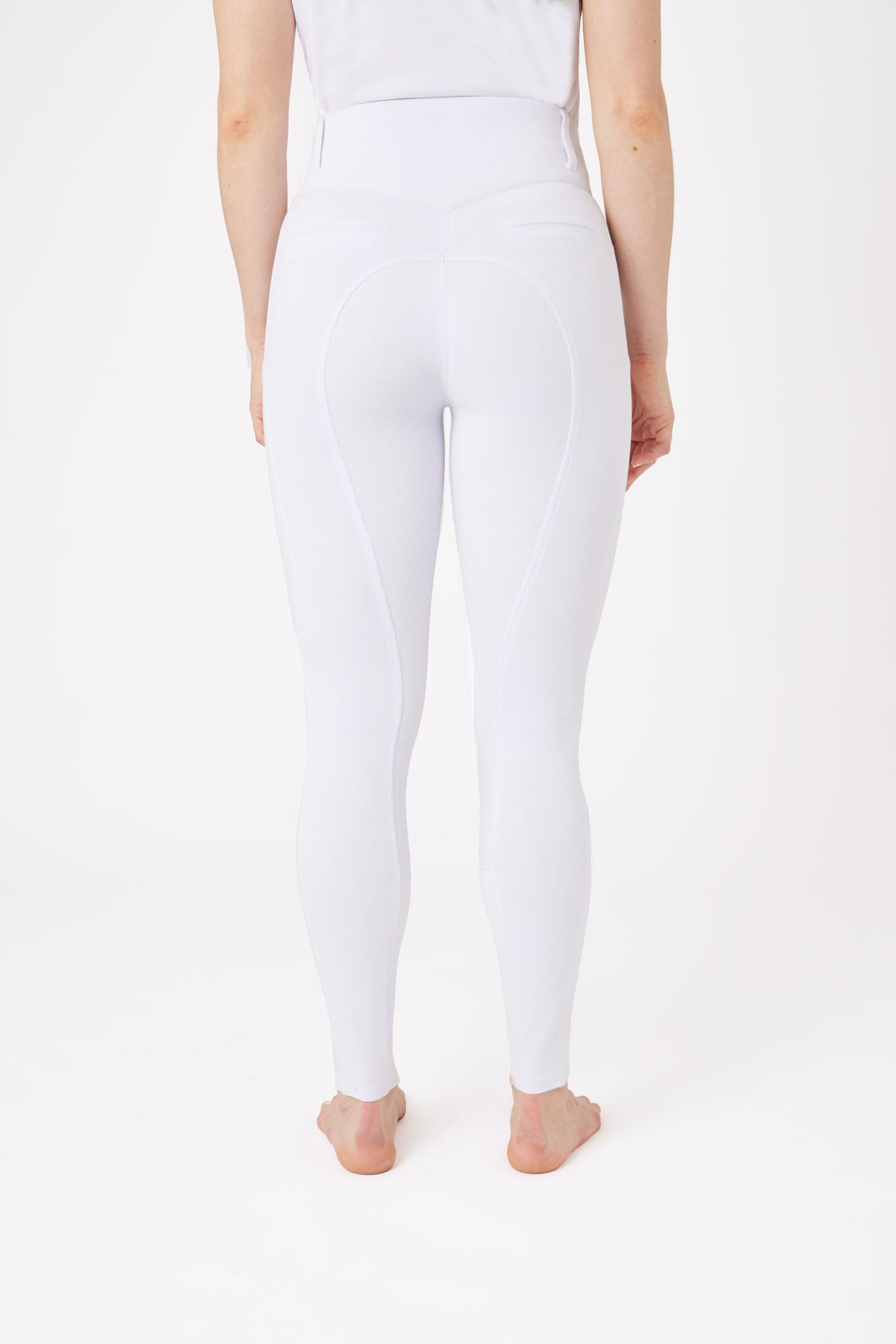 HORZE Reithose Damen Mira, Reitleggings mit Handytasche und Vollbesatz