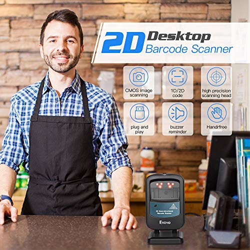 Eyoyo KSA2163YH0930152208 2D Hands-Free Barcode Scanner thumb #1