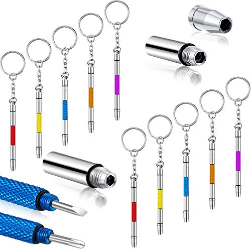 10 Stück Mini Brille Schraubendreher Schlüsselbund Brille Reparatur Schlüsselbund Brille Schraubendreher mit Schlüsselbund Sonnenbrille Reparatursatz für Sonnenbrille Reparatur Handwerkzeuge 1 10 Stück Mini Brille Schraubendreher Schlüsselbund Brille Reparatur Schlüsselbund Brille Schraubendreher mit Schlüsselbund Sonnenbrille Reparatursatz für Sonnenbrille Reparatur Handwerkzeuge