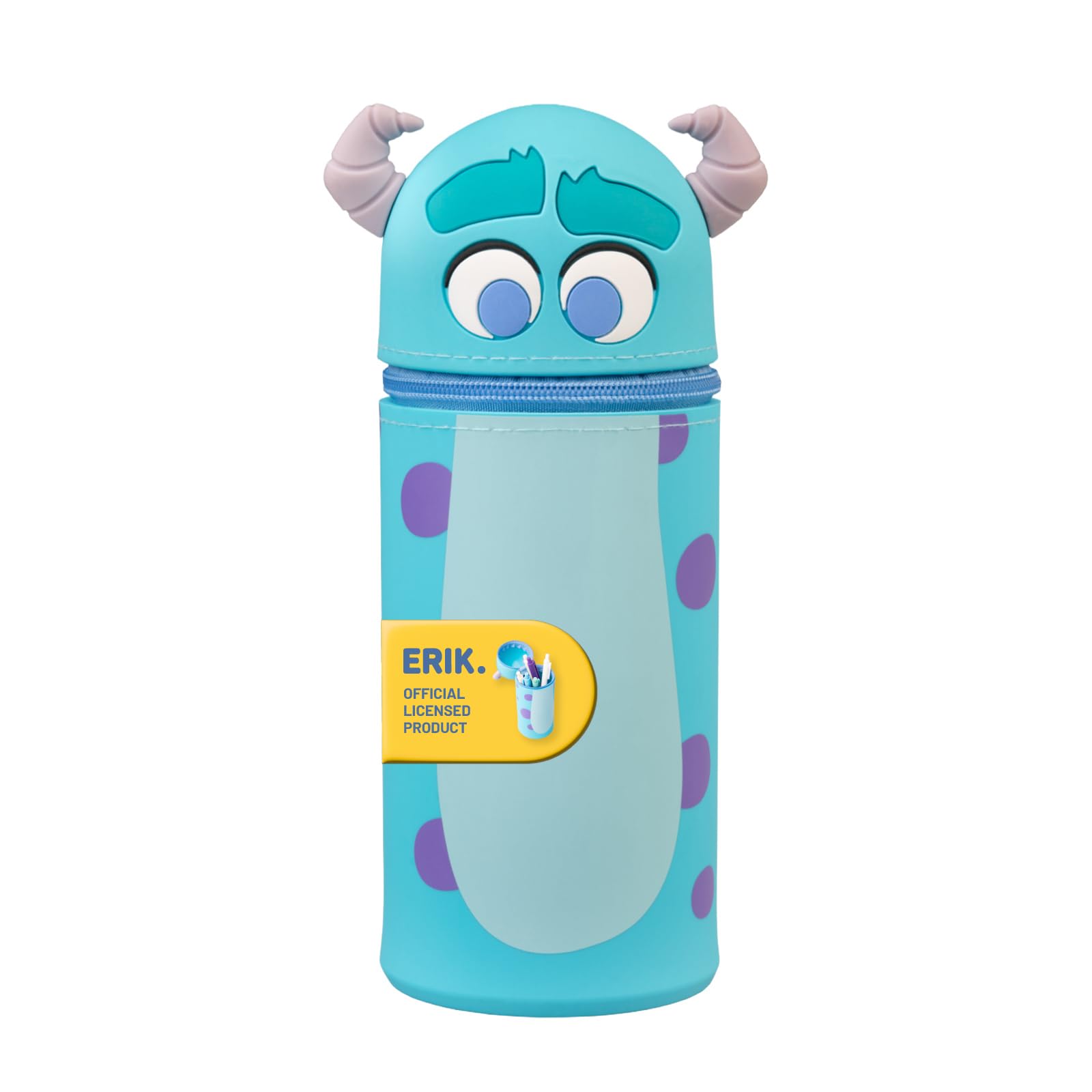 Grupo Erik School Pencil Case - Disney Pixar Monsters, Inc. Sulley | Expandable Pencil Cases, Back to School Supplies, Office Stationery Supplies | Disney Stationery Gifts