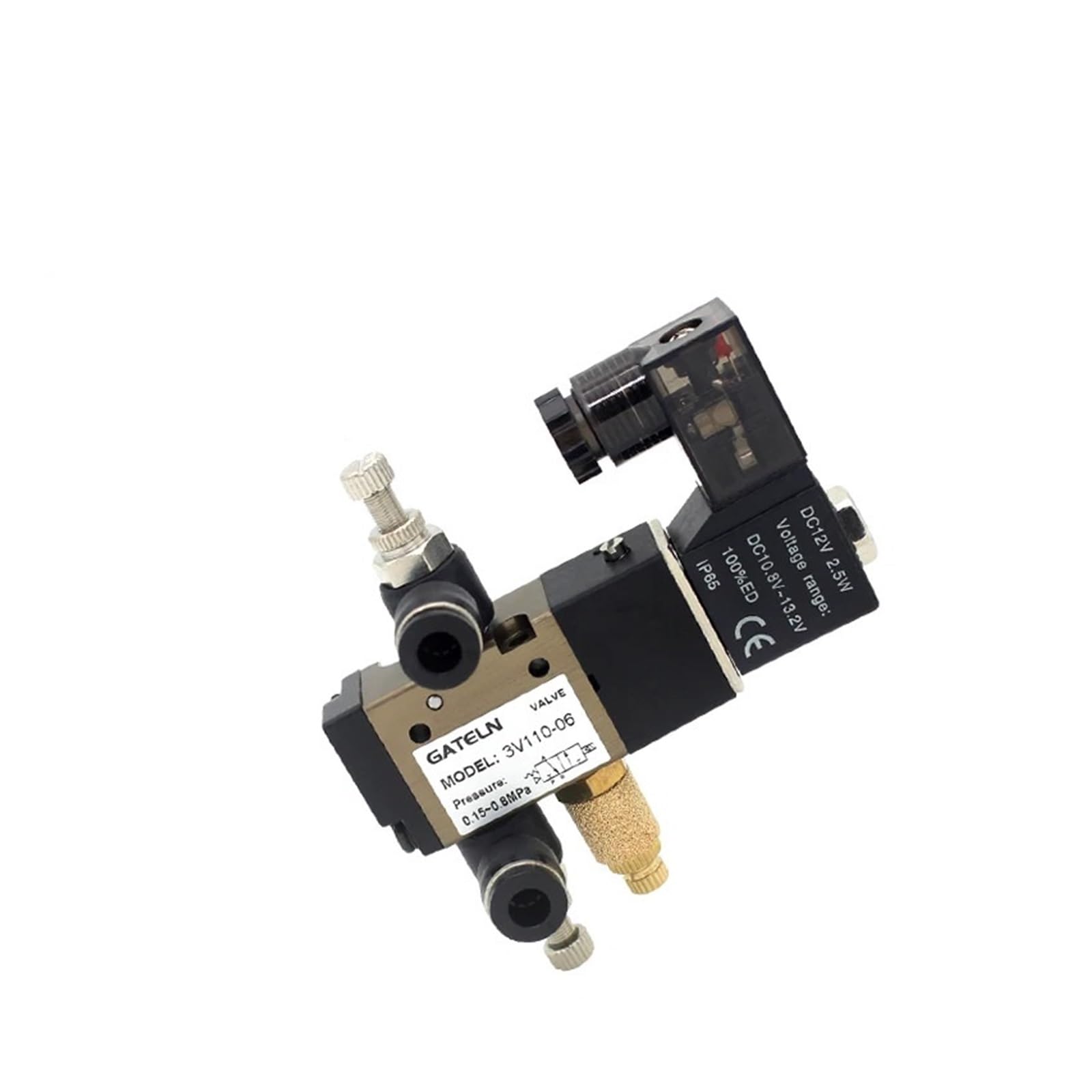 Électrovanne 3V110-06-NC AC110V élimine les fuites d'air des distributeurs à 3 voies