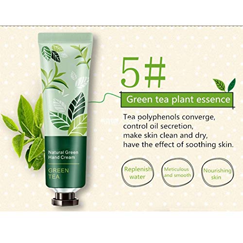 Ofanyia Natural Plant Essence Hand Cream Exfoliating Moisturizing Hand Skin Care Hand Cream - Green Tea #TOP1