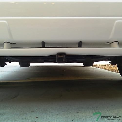 Miniatura 2 de Tubo receptor de clase 2 II negro de 1.25 pulgadas para parachoques trasero, enganche de remolque compatible con Toyota Matrix XRXRS 03-08