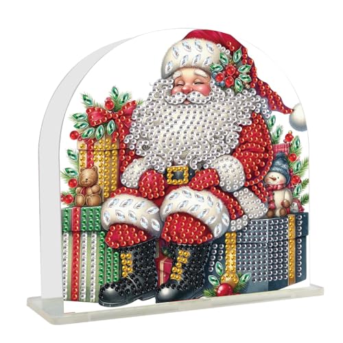 DCIDBEI Diamond Painting Serviettenhalter Weihnachten 15x15cm Perlen...