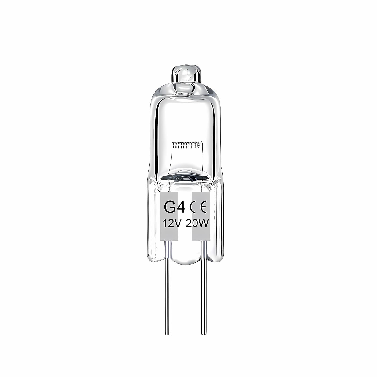 G4 Halogenlampe, 5 W, 10 W, 15 W, 20 W, 25 W, 30 W, für 6 V, 12 V, 24 V Systeme mit sofortigem Halogenzyklus und hochreiner Quarzglastechnologie (25 W, 100 Stück/24 V)