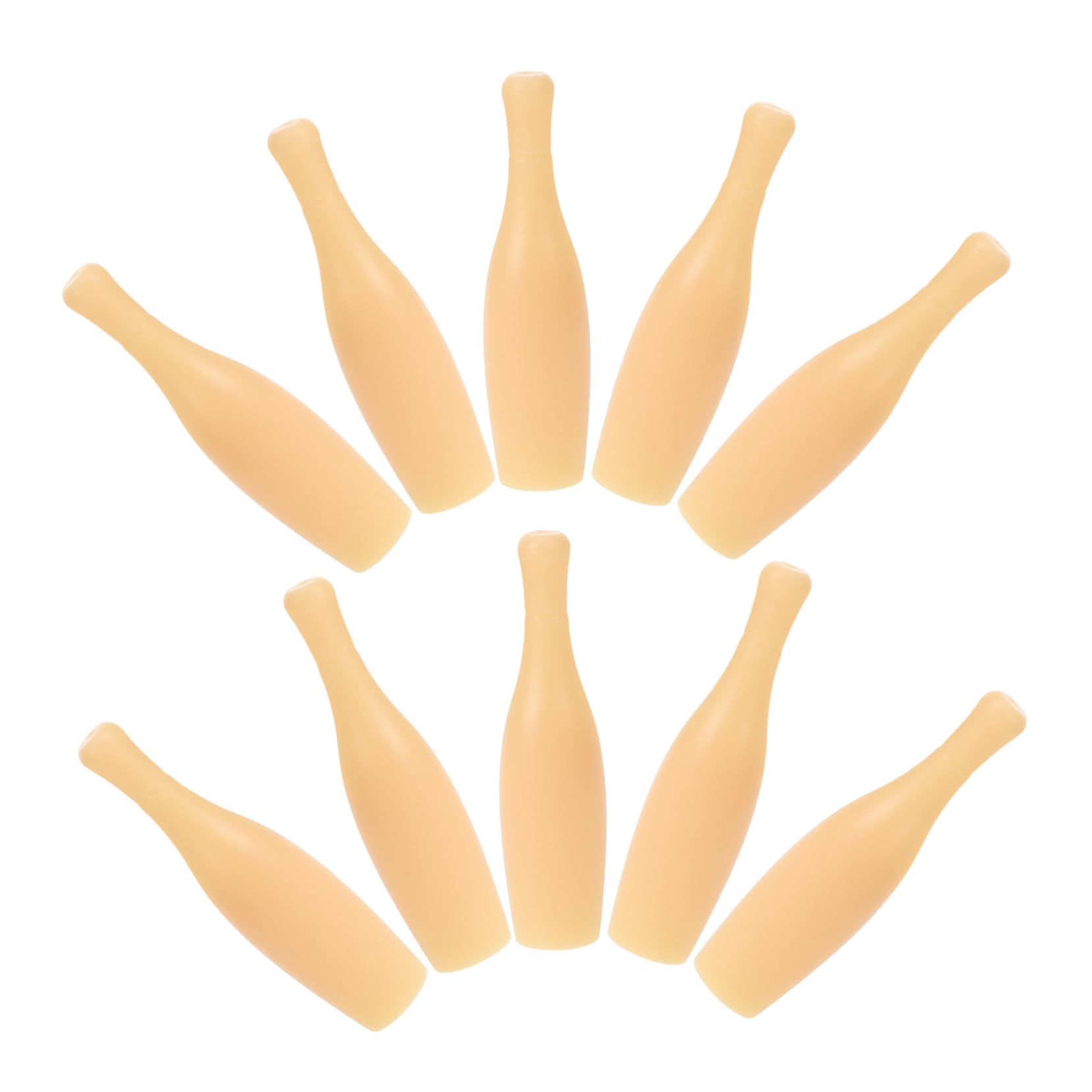 10pcs Mini Bowling Toy Set Bowling Pins for Boys and Girls Tabletop Game Accessory