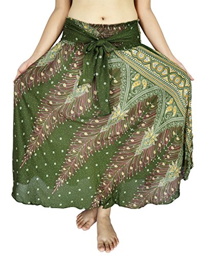 Lovely Creations Women Long Bohemian Maxi Skirts Midi Dress US Size 0-164
