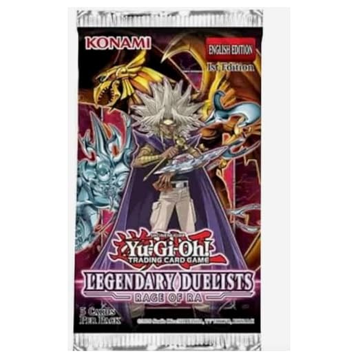 Yugioh Legendary Duelists TCG Game: Rage of Ra Booster Box - 36 Packs of 5 Cards Each!