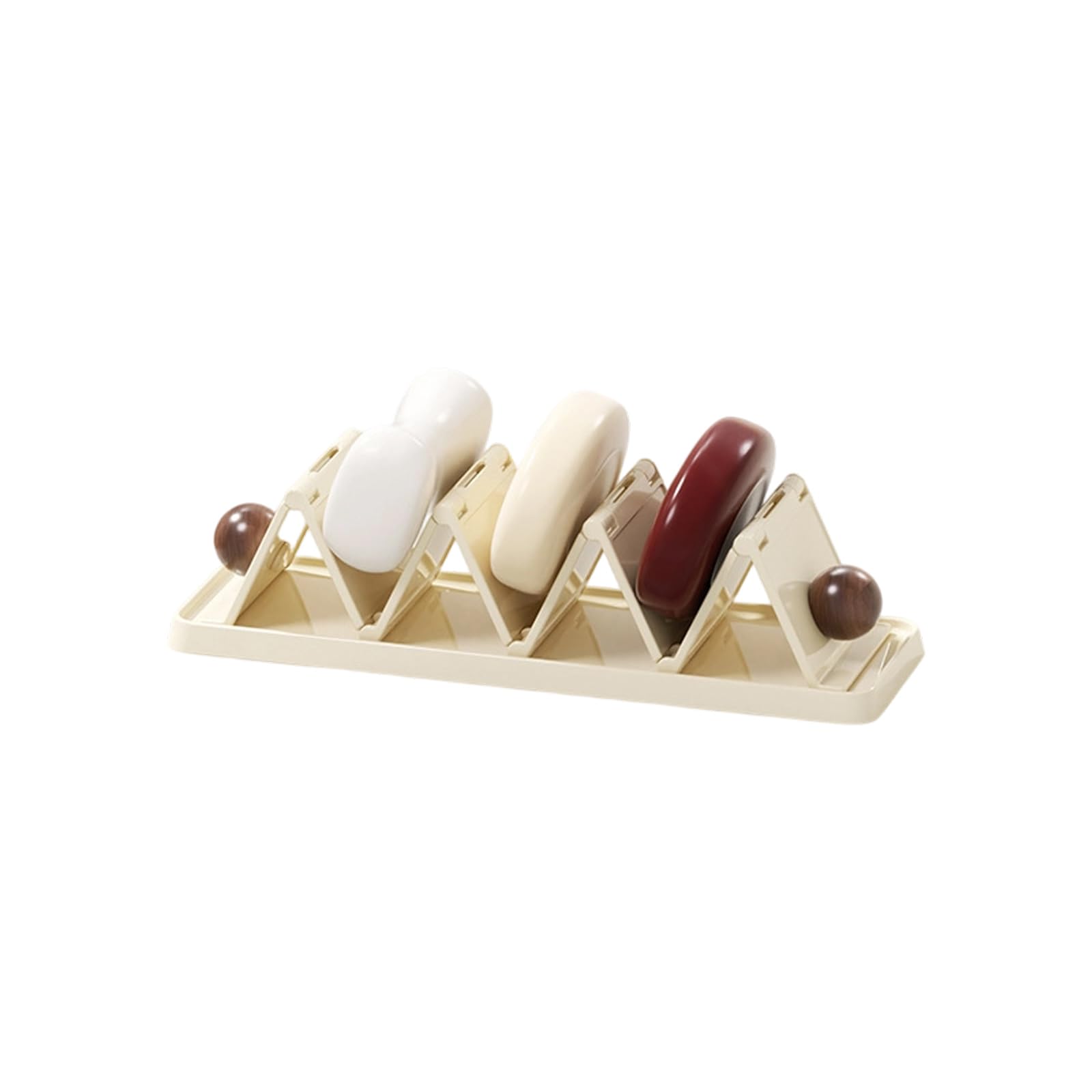 carotoe Soap Holder Rack with Expandable Design Ventilated MultiFunctional Organizers for Home Bathroom Essential Multifunctional Soap Rack