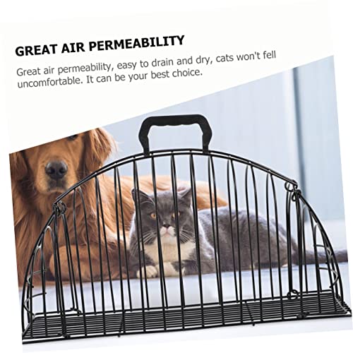 WOONEKY Gaiola De Banho Para Animais De Estimação Gaiola De Gato De Gaiola Para Cortar Unhas Gaiola