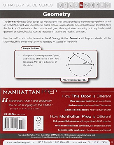 Image of Geometry GMAT Strategy Guide: 4 (Manhattan GMAT Strategy Guide: Instructional Guide)