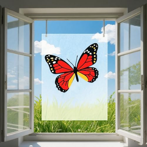 Femnow Window Color Set Kinder, Wassertiere Selber Machen, Marmorierfarbe, Messy Magic Paint, Kreatives für Mädchen, Marmorierset Kinder, Window Color Set