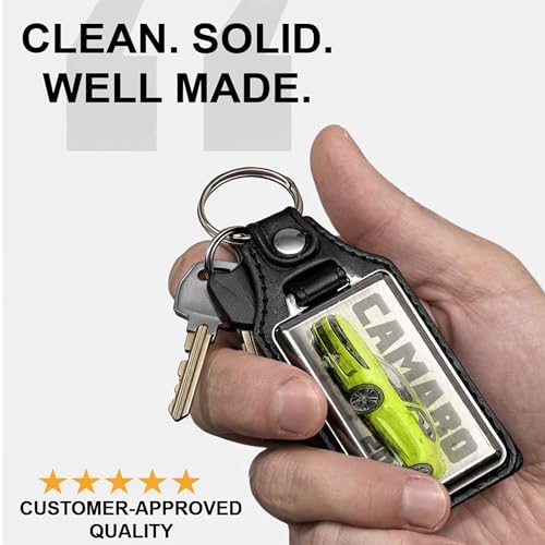 Image of Brotherhood Car Key Chain for Camaro - Classic Models Keychain for Men and Women Gift Key Ring - -