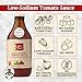 Papa Vince Low Sodium Cherry Tomato Sauce - Made in Italy, 50 mg Sodium per serving, 4-pack, 333g each Glass Jar