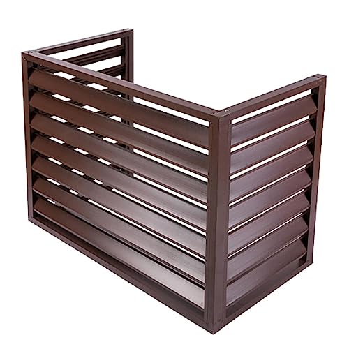 Yesbon Abdeckung Für Klimaanlage, Verkleidung Klimaanlage Außengerät Groß Klima Splitgerät Abdeckung Für Klimaanlage Außen Wärmepumpen Verkleidung zur Abdeckung von Mülleimern,Braun,110 * 60 * 80cm Yesbon Abdeckung Für Klimaanlage, Verkleidung Klimaanlage Außengerät Groß Klima Splitgerät Abdeckung Für Klimaanlage Außen Wärmepumpen Verkleidung zur Abdeckung von Mülleimern,Braun,110 * 60 * 80cm